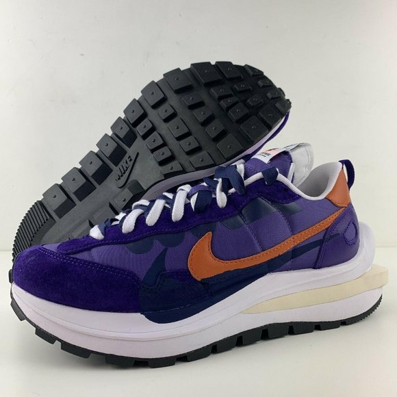 Nike Sacai Vaporwaffle Size 8.5 Mens Dark Iris Sue - Picture 8 of 12